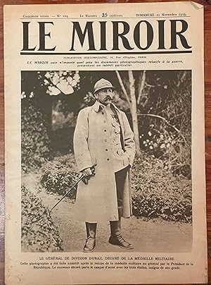 Le Miroir: 21 Novembre, 1915; No. 104