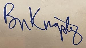 Autograph of Ben Kingsley