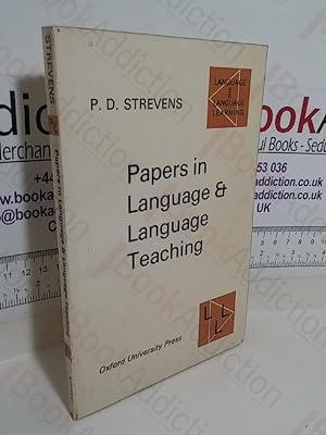 Papers in Language and Language Teaching (Language and Language Learning series)