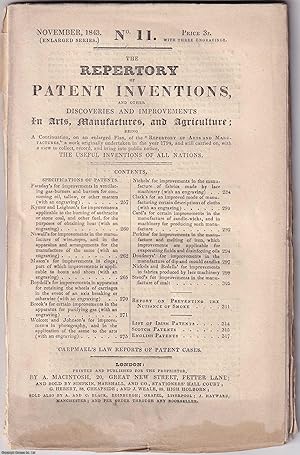 November 1843. The Repertory of Patent Inventions, and other Discoveries and Improvements in Arts...