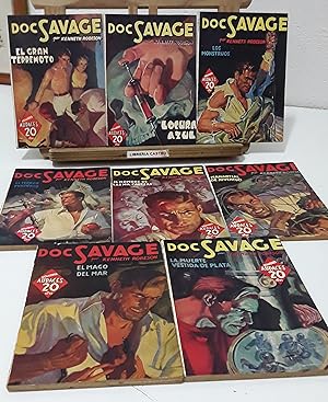 Doc Savage. Colección Hombres Audaces. Del Nº 15 al 22.