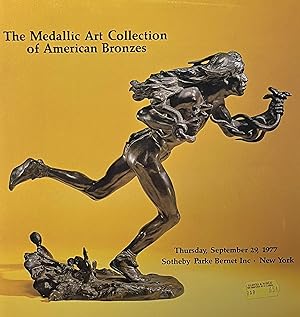The Medallic Art Collection of American Bronzes; Thursday, September 29, 1977; New York