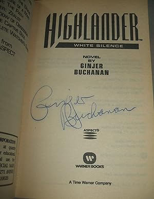 Highlander: White Silence // The Photos in this listing are of the book that is offered for sale
