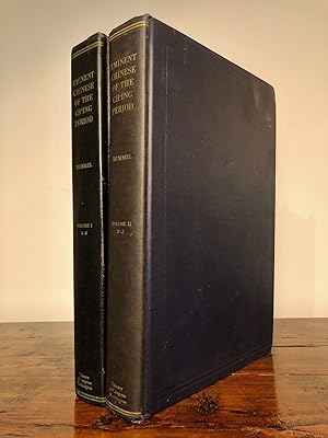 Eminent Chinese of the Ch'ing Period (1644-1912) - In Two Volumes