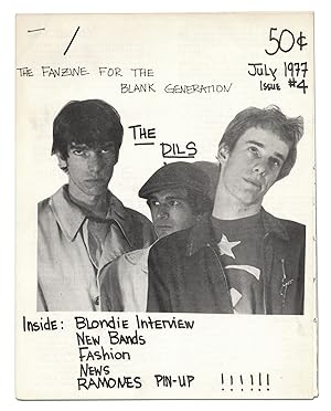 The Fanzine for the Blank Generation July 1977 Issue #4