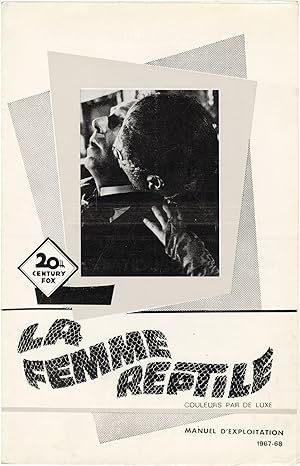 The Reptile [La Femme Reptile] (Original pressbook for the 1966 film)