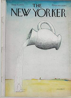 The New Yorker August 25, 1975 Saul Steinberg Ciover, Complete Magazine