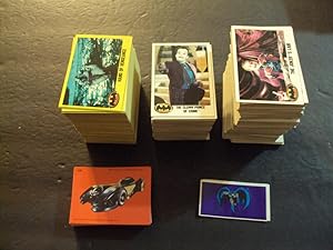 Large Assortment Of Batman Cards/Stickers 1989 Series 1-2