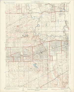 Hinsdale, Ill. U.S.G.S. topographic map of Hinsdale, Illinois.