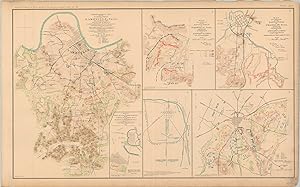 Topographical Map of the Battle Field of Nashville, Tenn "If Hood mortally wounded his army at Fr...