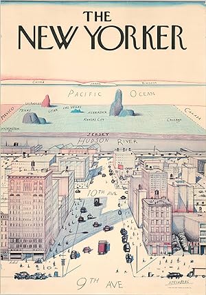 View of the World from 9th Avenue [The New Yorker] Iconic view of the world from the perspective ...