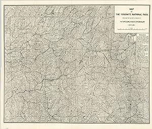 Map of the Yosemite National Park Prepared for Use of U.S. Troops by N.F. McClure 1st Lieut. 5th ...