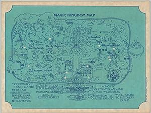 Walt Disney World Tencennial Program Program (with map!) of Disney World's 10th anniversary.