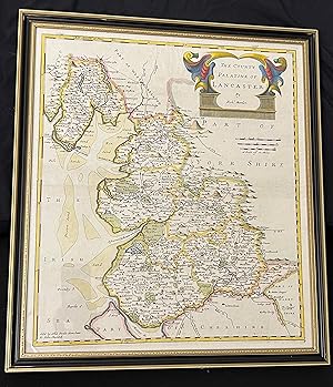 Palatine of Lancaster Fine hand coloured map