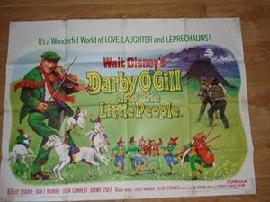 UK Quad Movie Poster: Walt Disney's Darby O Gill and the Little People