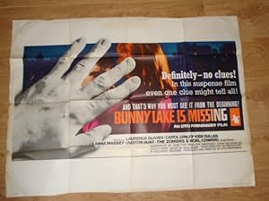 UK Quad Movie Poster: Bunny Lake Is Missing