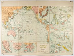 Pacific Ocean. Robinsons New Map of the Pacific Ocean with Insets Showing Island Groups in Detail...