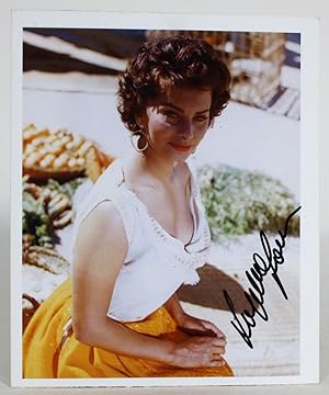Sofia Loren Signed Photo