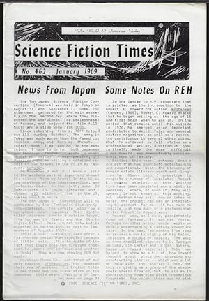 SCIENCE FICTION TIMES: No. 462, January, Jan. 1969