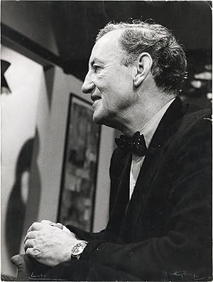 Orignal oversize portrait photograph of author Ian Fleming by photographer Mark Gerson, 1961