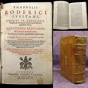 Emanuelis Roderici Lusitani, emeriti in theologia magistri . Quaestiones regulares & canonicae en...