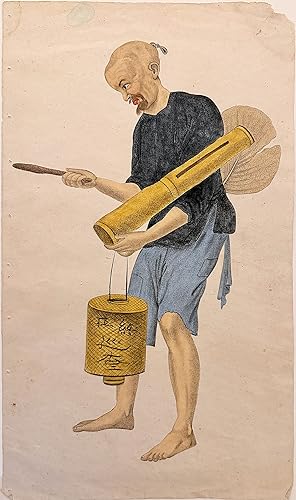 A Chinese Watchman, from The Costume of China