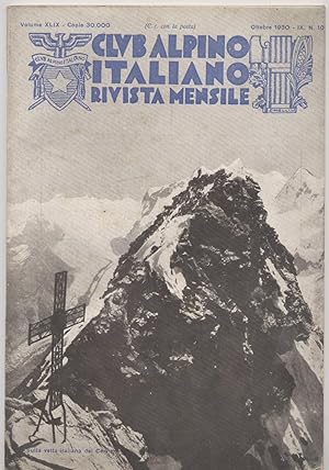 Club alpino italiano Rivista mensile Ottobre 1930