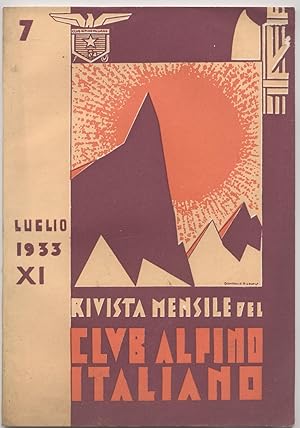 Club alpino italiano Rivista mensile Luglio 1933