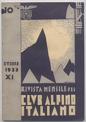 Club alpino italiano Rivista mensile Ottobre 1933