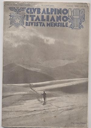 Club alpino italiano Rivista mensile Febbraio 1930