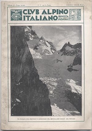 Club alpino italiano Rivista mensile Agosto 1932