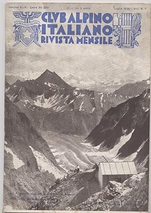 Club alpino italiano Rivista mensile Luglio 1930