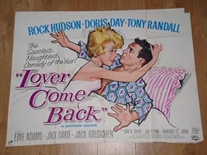 Original UK Quad Movie Poster: Lover Come Back