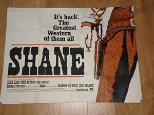 Original UK Quad Movie Poster: Shane