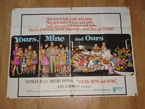 Original UK Quad Movie Poster: Yours Mine and Ours