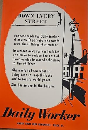 DOWN EVERY STREET. DAILY WORKER
