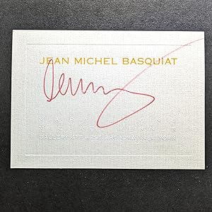 Jean-Michel Basquiat at Mary Boone & Michael Werner (signed)