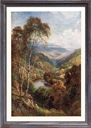 The Pass of Killiecrankie in Perth and Kinross, Scotland,Vintage Watercolor Print
