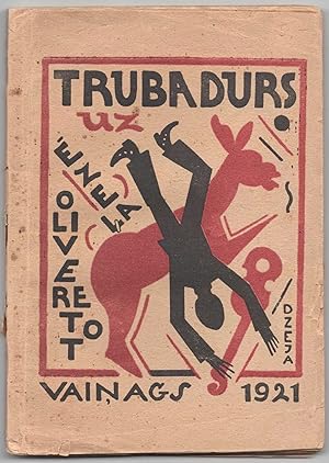 [Latvian Avant-Garde] Trubadurs uz ezela 1918-1920 (Troubadour on a Donkey 1918-1920)