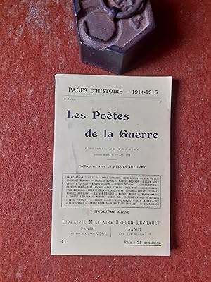 Les Poètes de la Guerre - Manuel de poésies parues depuis le 1er août 1914