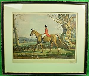 The Prince of Wales on Forest Witch c1921 by Sir Alfred Munnings (SIGNED)