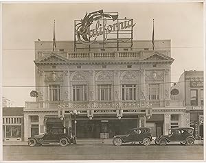 Archive of 41 photographs relating to silent film screenings at the California Theatre, 1919-1921