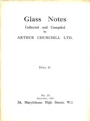 Glass Notes No.15, December 1955