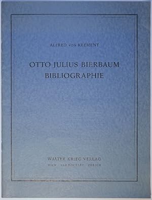 Otto Julius Bierbaum Bibliographie.