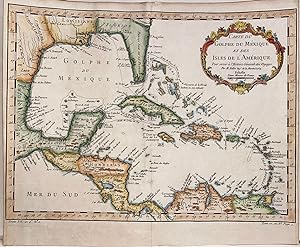 Carte du Golphe du Mexique et des Isles de L'Amerique. Pour Servir a L'Histoire Generale des Voya...