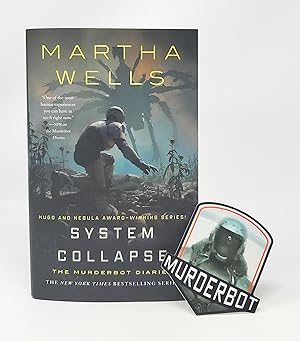System Collapse (The Murderbot Diaries Book 7) SIGNED FIRST EDITION WITH MURDERBOT STICKER