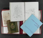 [Archive comprising an artist's book, original artwork, and published works]