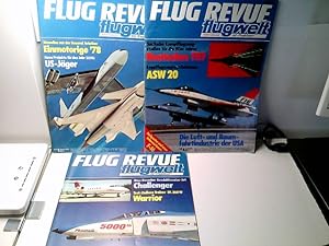Konvolut: 3 Zeitschriften Flug Revue - flugwelt international.