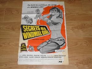 Original UK Quad Movie Poster: Secrets of a Windmill Girl