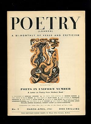 POETRY (LONDON) - A Bi-Monthly of Modern Verse and Criticism: Poets in Uniform Number - Vol. 1, N...